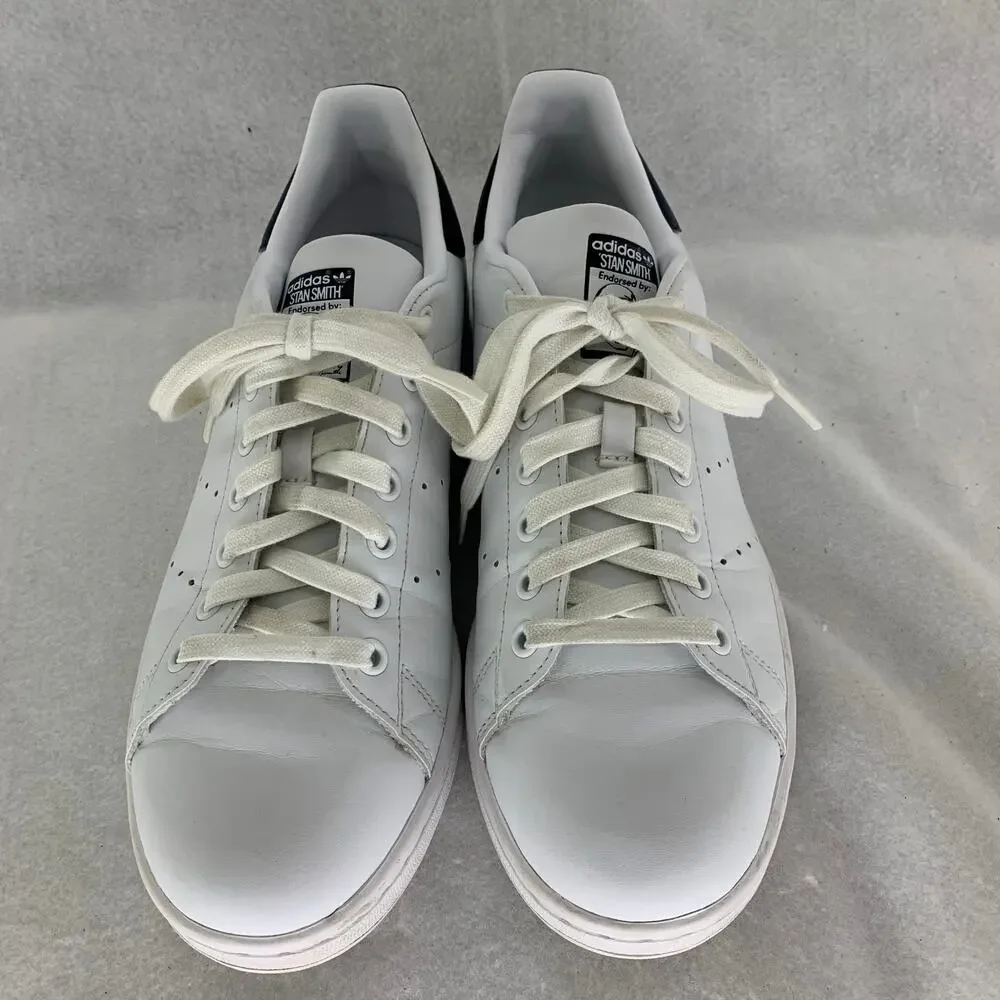 Adidas Stan Smith Tennis Shoes Sneaker White Lace Up Women - Picture 9 of 10